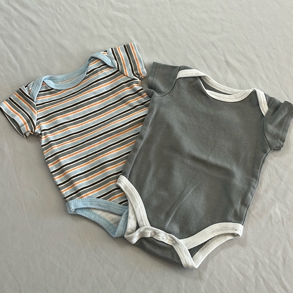Cotton Onesies 0-3M